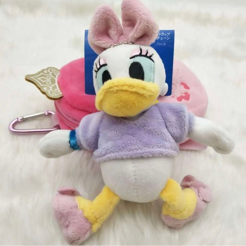 Disney Tokyo Daisy Duck plush Bag Pendant Keychain New